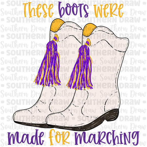 LSU Marching Boots