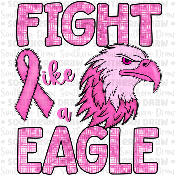 Fight like a Eagle Pink