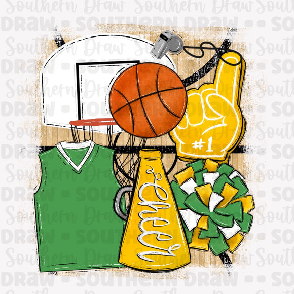 Green / Yellow - Basketball