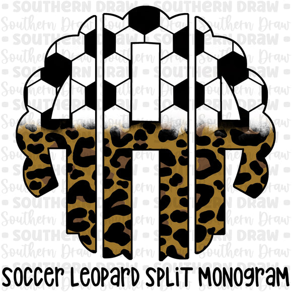 Soccer Leopard Split Monogram
