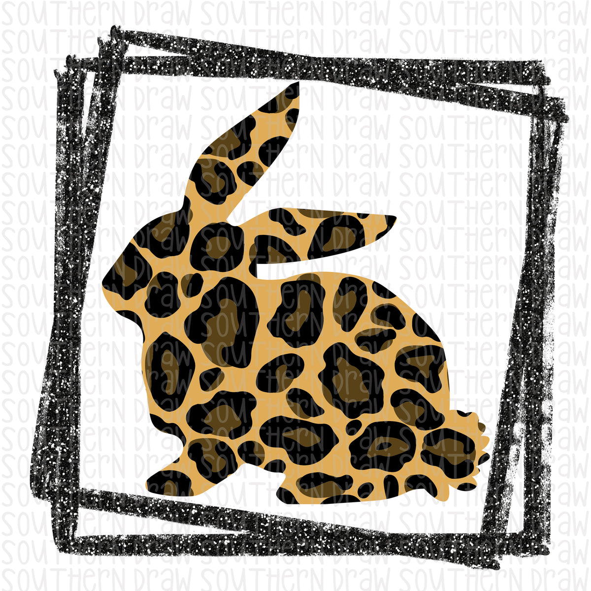 Easter Bunny Leopard SVG, Bunny Leopard Print SVG, Leopard