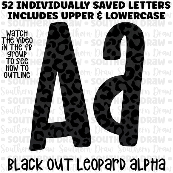 Black Out Leopard Alpha