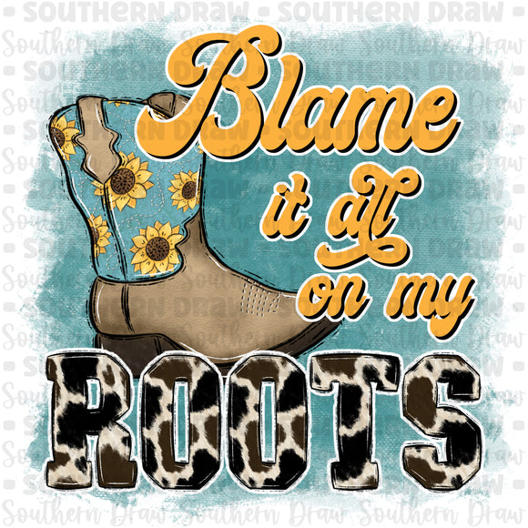 Girl's Blame it all on my roots