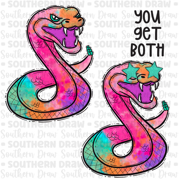 Colorful Mascot Bundle- Cobras/Rattlers