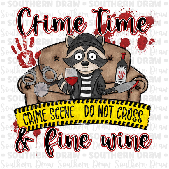 Crime time & fine wine