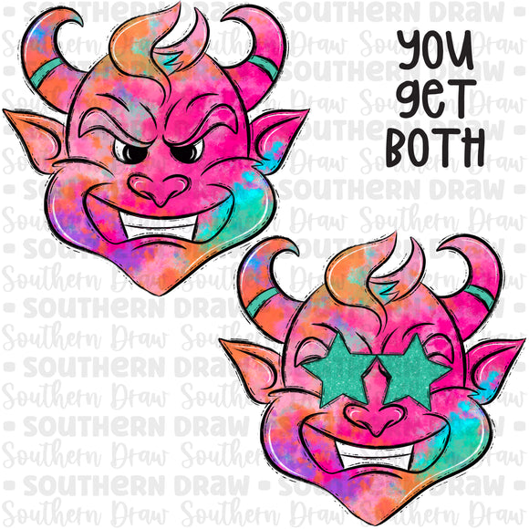 Colorful Mascot Bundle- Devils