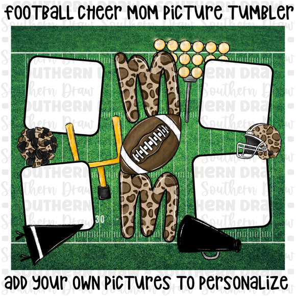Football & Cheer Mom Tumbler