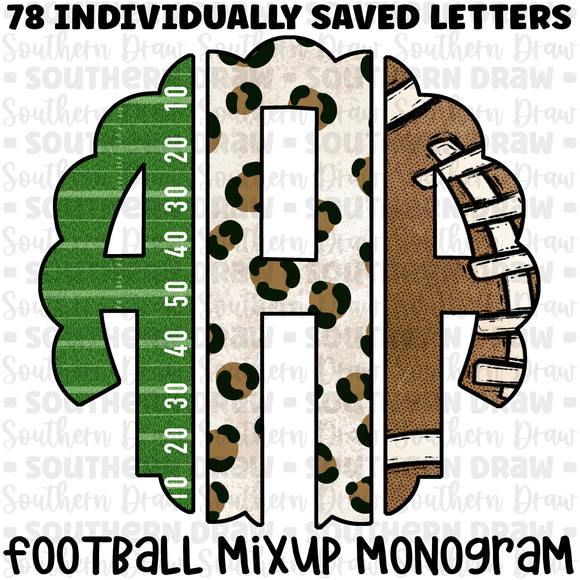 Football Mixup Monogram