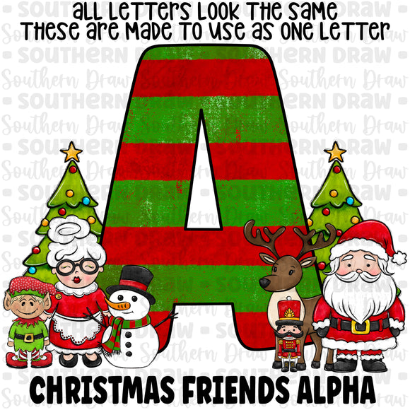 Christmas Friends Alpha