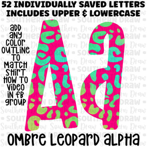 Ombre Leopard Alpha