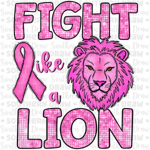 Fight like a Lion Pink