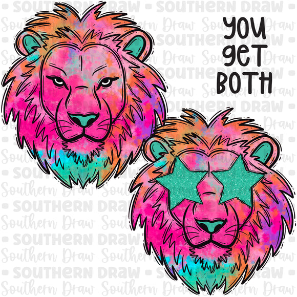 Colorful Mascot Bundle- Lions