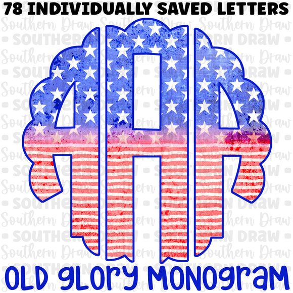 Old Glory Monogram