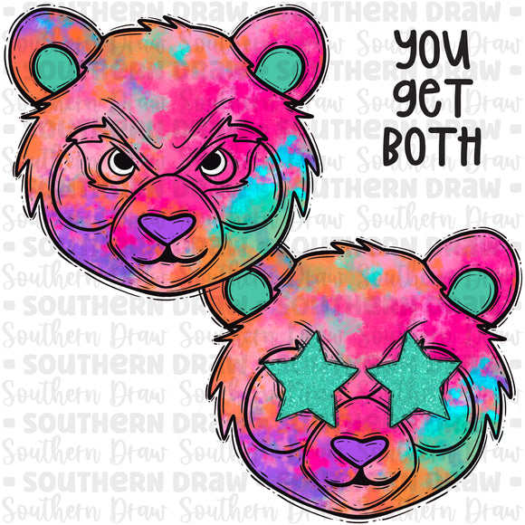 Colorful Mascot Bundle- Pandas