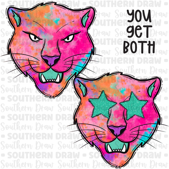 Colorful Mascot Bundle- Panthers
