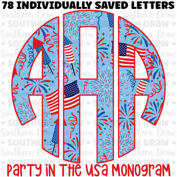 Party in the USA Monogram