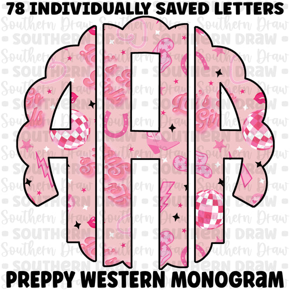 Preppy Western Monogram