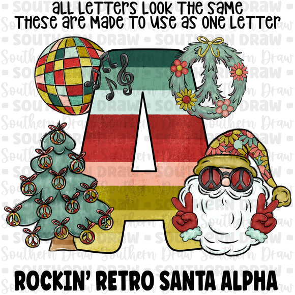 Rockin' Retro Santa Alpha