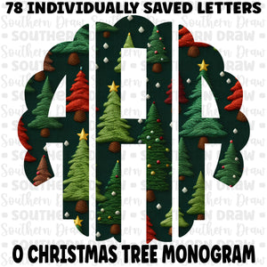 O Christmas Tree Monogram