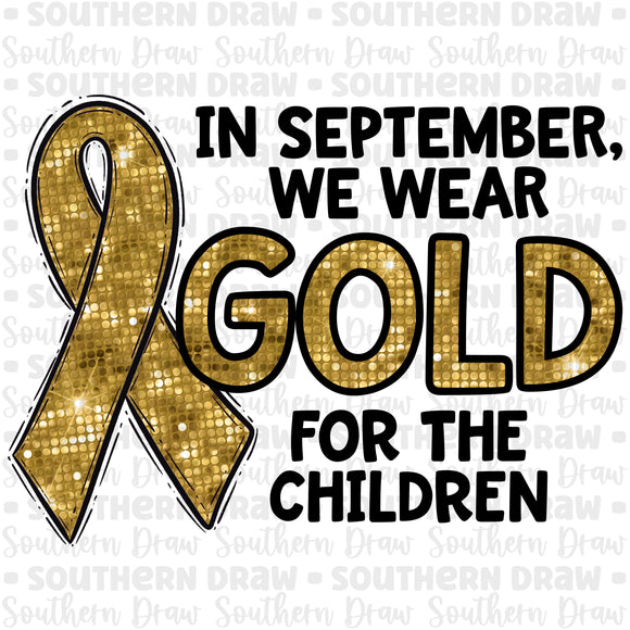 In Sept, we wear Gold
