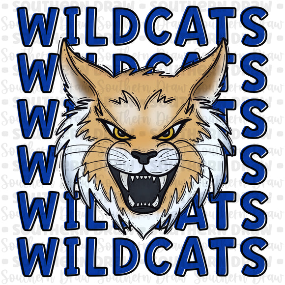 Wildcats Repeat- Blue