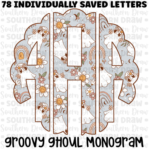 Groovy Ghoul Monogram
