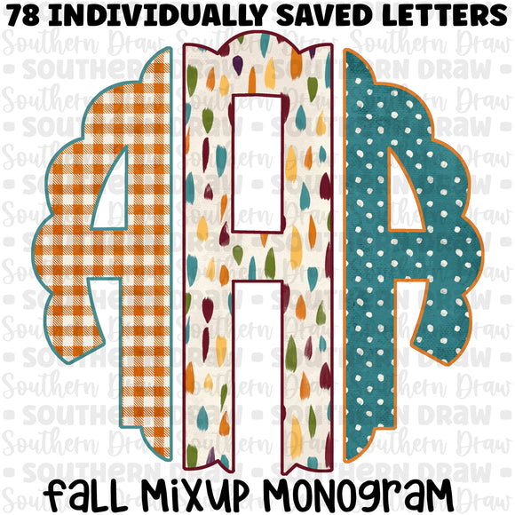 Fall Mixup Monogram