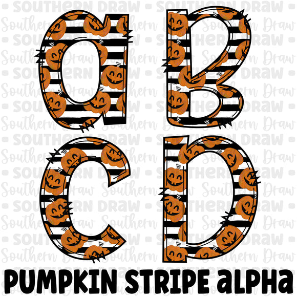 Pumpkin Stripe Alpha