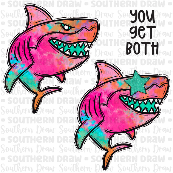 Colorful Mascot Bundle- Sharks
