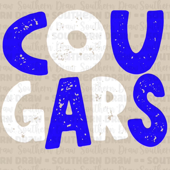 Cougars — White / Blue