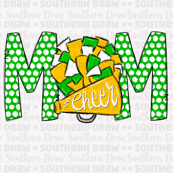 Cheer Mom - Green / Yellow