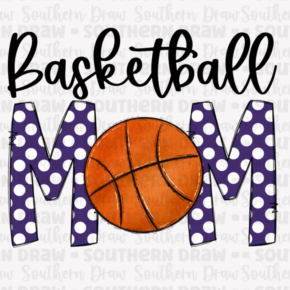 PURPLE - Basketball Mom