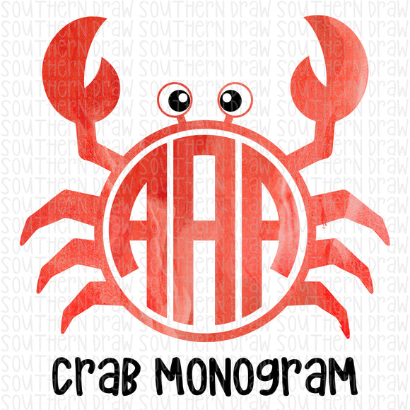 Crab Monogram