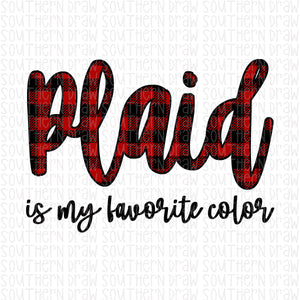 Plaid is my favorite color