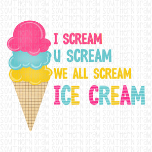 Girl’s I Scream Ice Cream