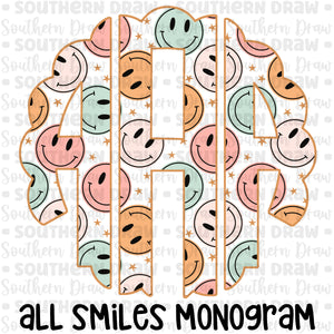 All Smiles Monogram
