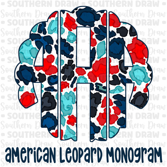 American Leopard Monogram