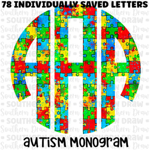 Autism Monogram