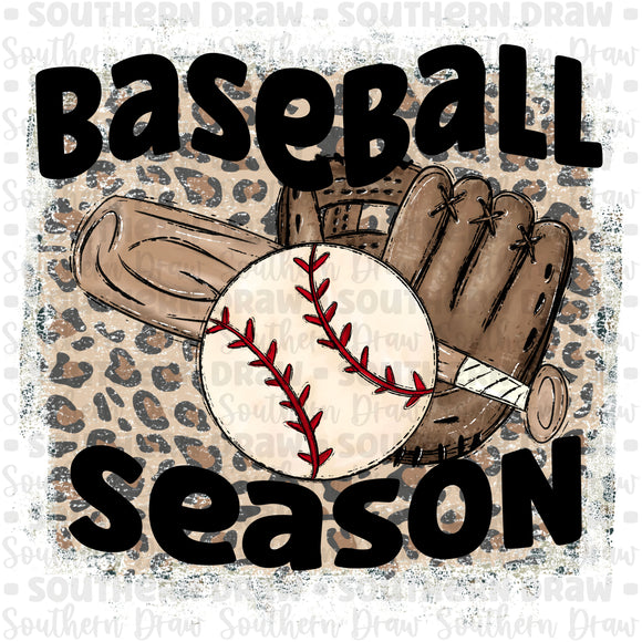 Baseball Season Leopard