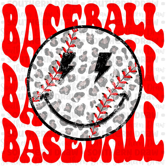 Happy Leopard Baseball