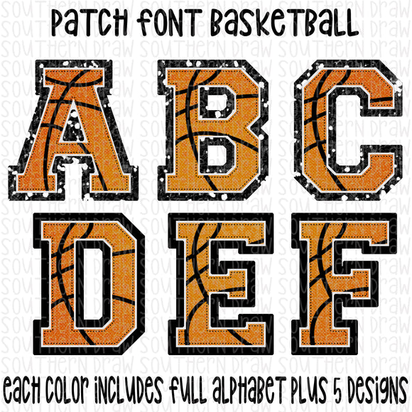 Patch Font Basketball Bundle
