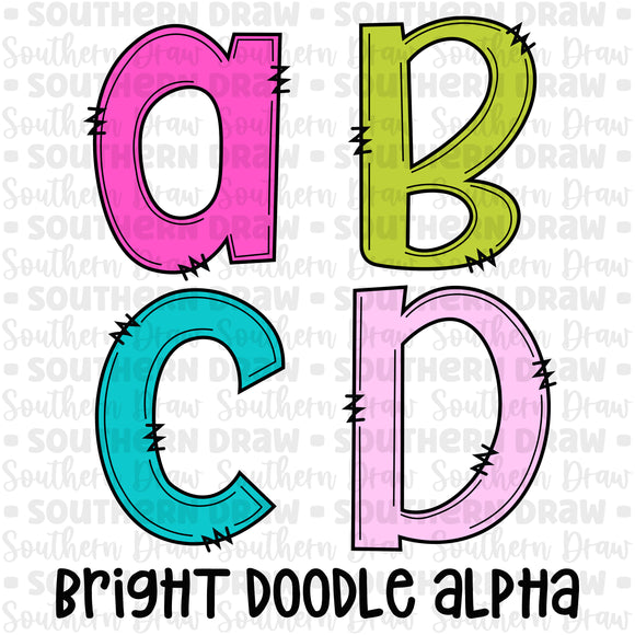 Bright Doodle Solid Alpha