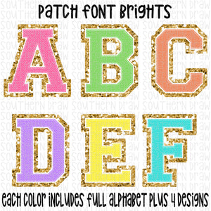 Patch Font Bright Bundle