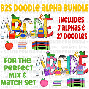 Ultimate B2S Doodle Alpha Bundle