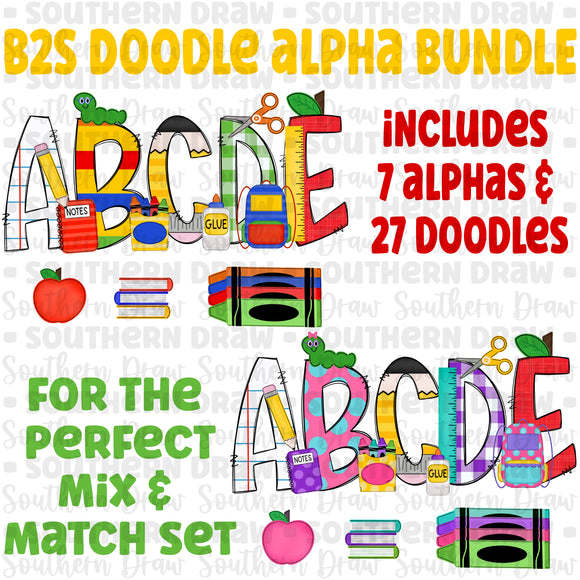 Ultimate B2S Doodle Alpha Bundle