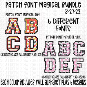 6 BUY IT ALL Patch Font Magical Bundle 3-27-22