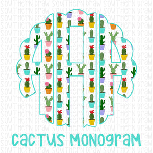 Cactus Monogram