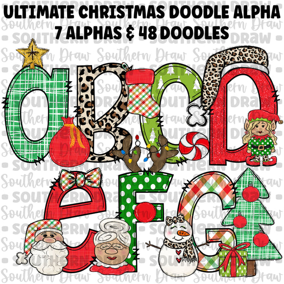 Ultimate Christmas Doodle Alpha