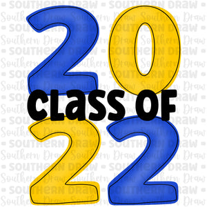 Class of 2022 Blue/Yellow
