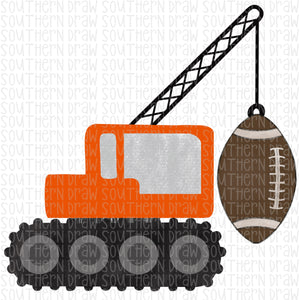 Construction Football Orange